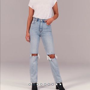 Abercrombie 90s Straight Ultra High Rise Jeans